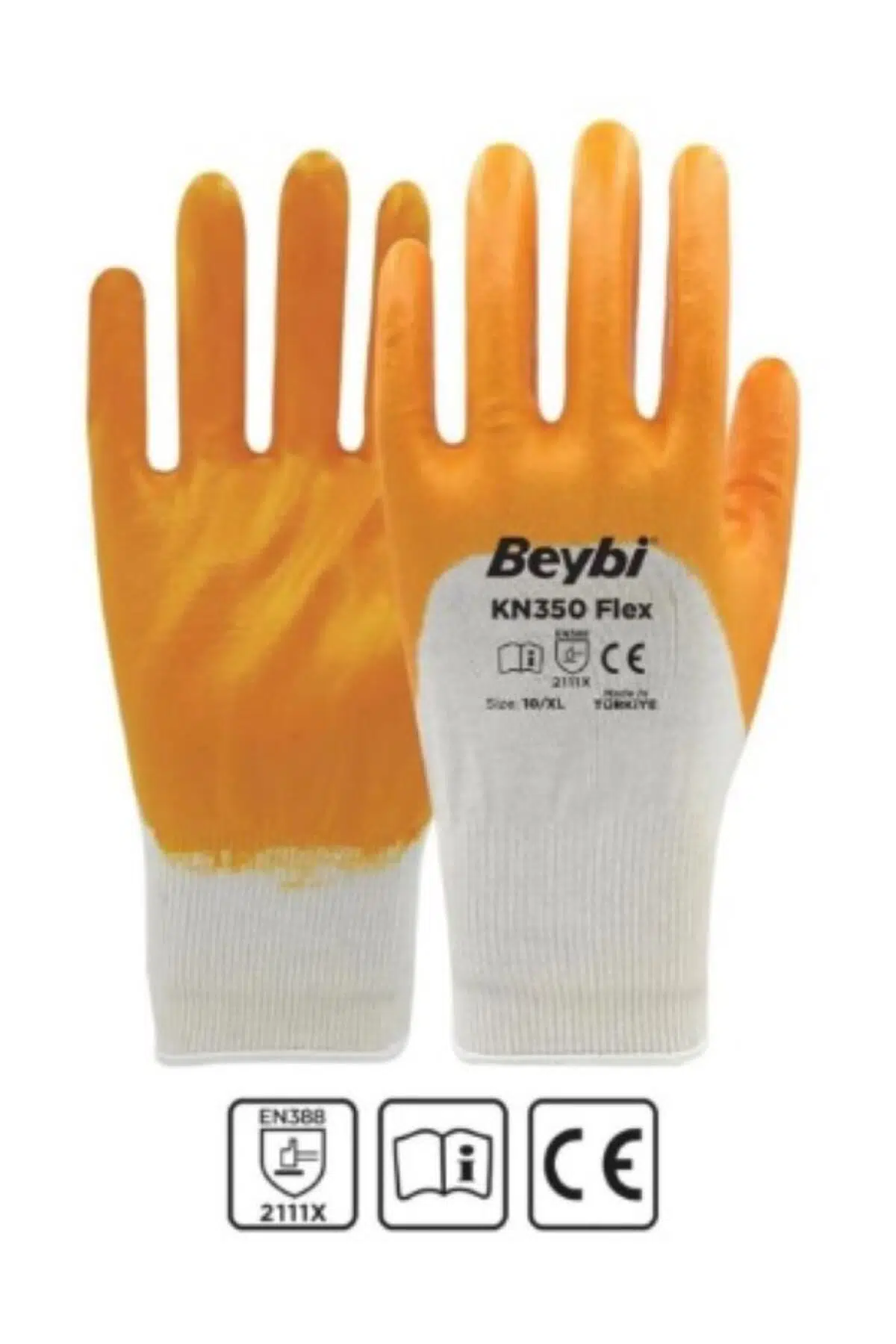 BEYBİ KN350 FLEX İŞ ELDİVENİ 10 ÇİFT ----BEDEN : 10 (XL)
