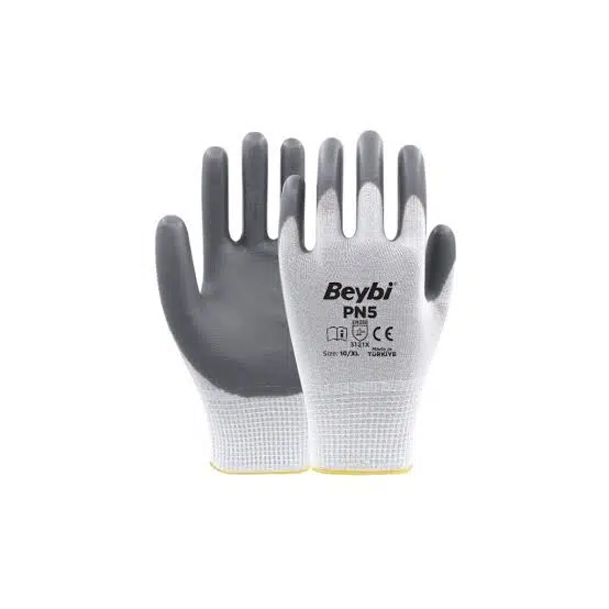 BEYBİ PN3 BEYAZ-GRİ ELDİVEN 12'Lİ PAKET NO:10