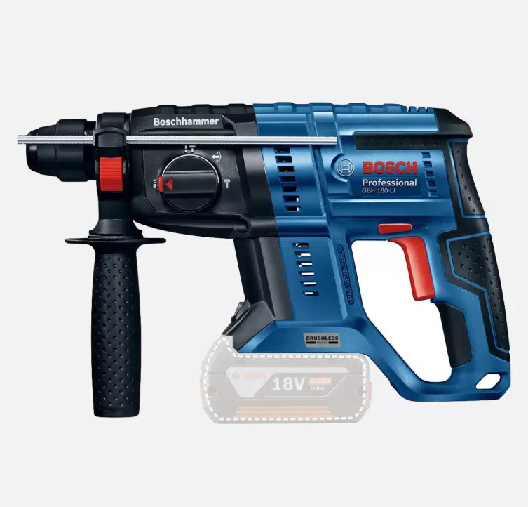 BOSCH GBH 180'Lİ ŞARJLI 18 V 4AH AKÜLÜ KIRICI DELİCİ