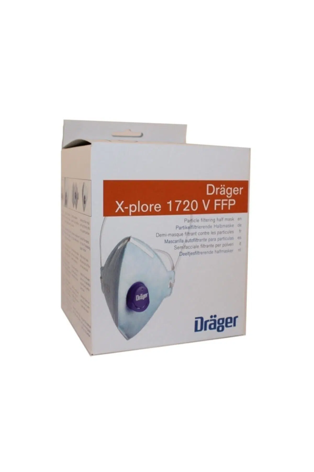 Drager X-plore 1720 V Ffp2 Koruyucu Maske En149=en95 (10'lu Paket)