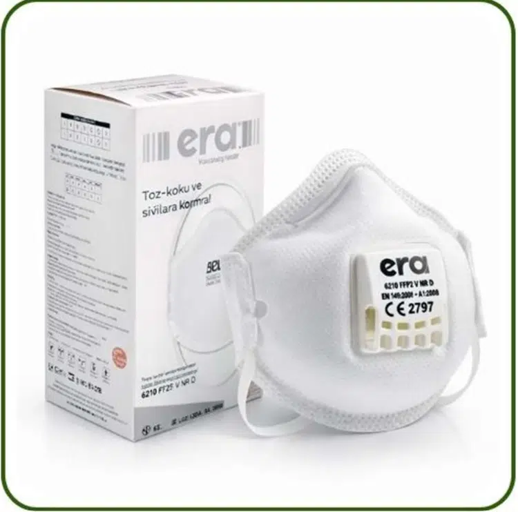 ERA SOLUNUM MASKESİ 6210 FFP2 V NR D