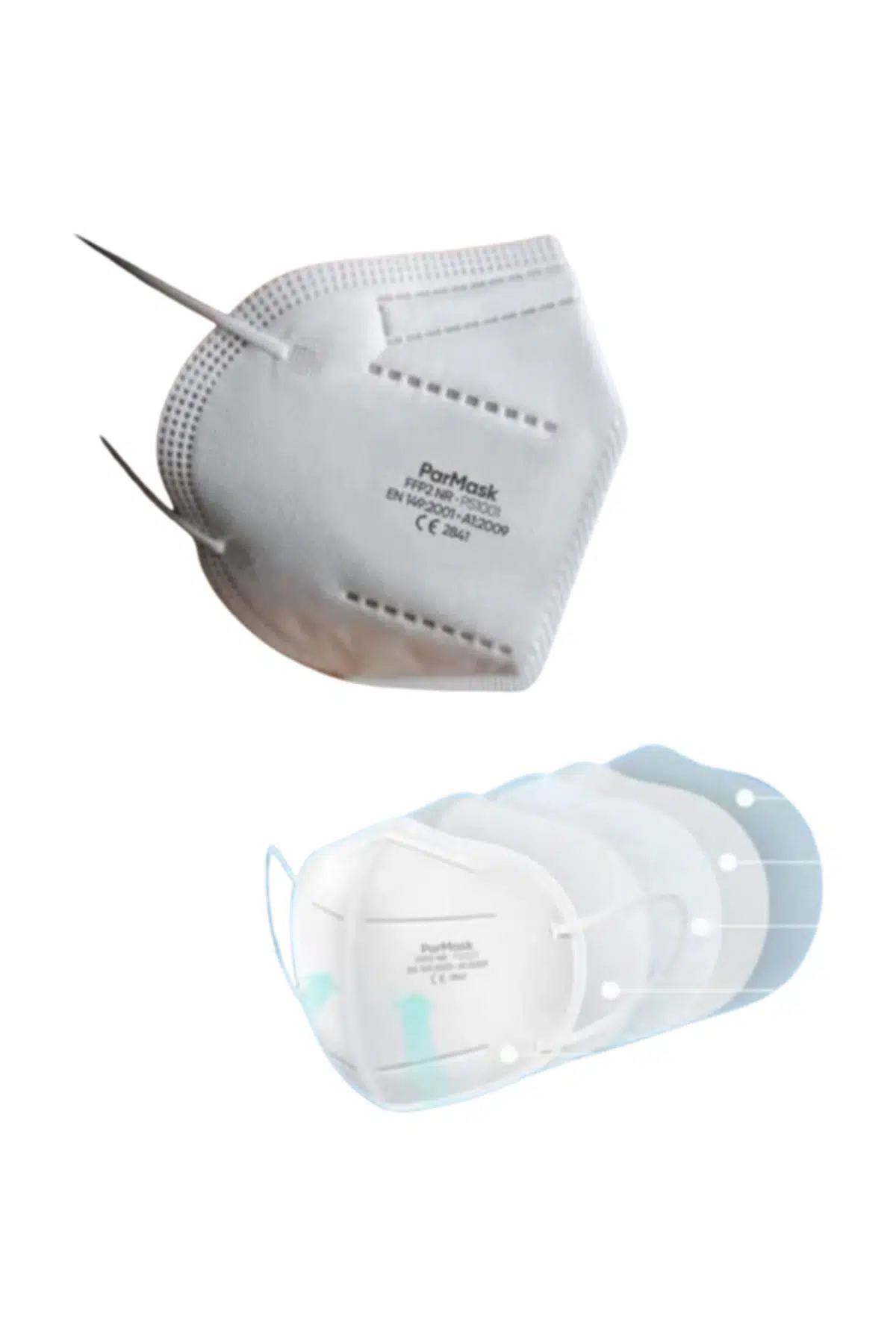 PARMASK FFP2 VENTİLSİZ TOZ MASKESİ