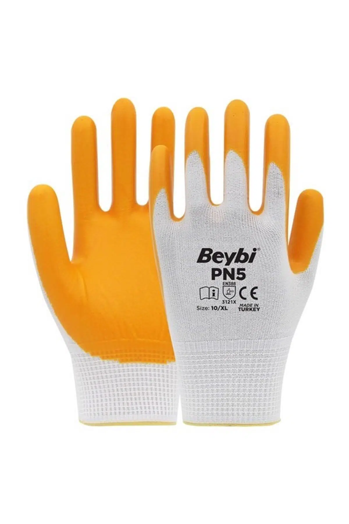 Pn5 Polyester Örme Nitril Eldiven 12 Çift