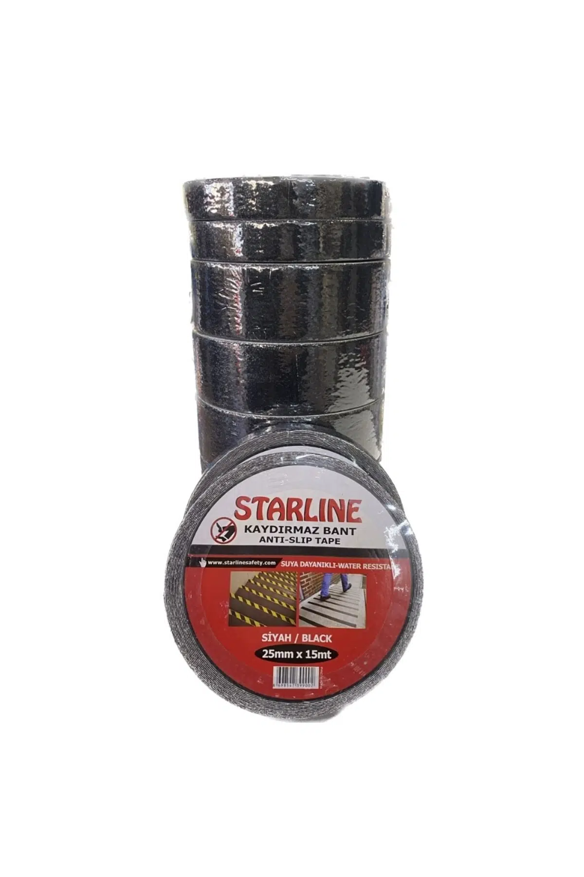 STARLİNE 25MMX15M KAYDIRMAZ BANT SİYAH